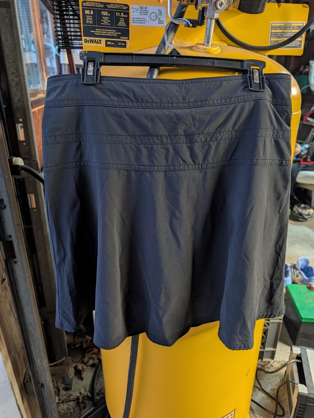 Athleta Black Athletic Skort with Built-in Shorts Size 10